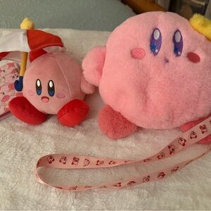 Kirby lot..plushie, crossbody bag and wallet